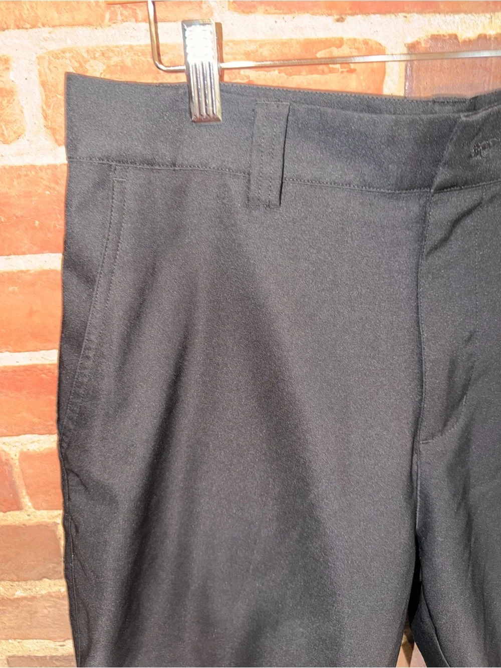 adidas Men's Black Golf Attire Flat-Front Performance Shorts Activewear